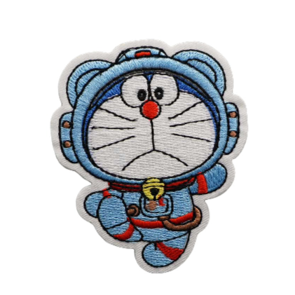 Doraemon 'Astronaut Suit' Embroidered Velcro Patch