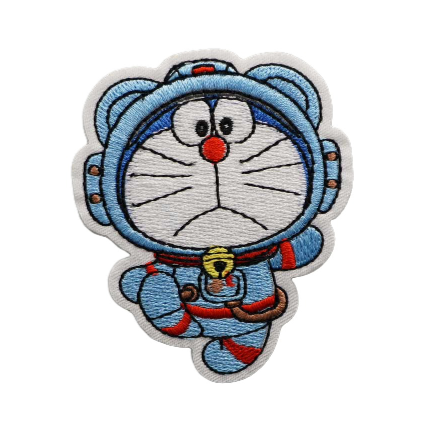 Doraemon 'Astronaut Suit' Embroidered Patch