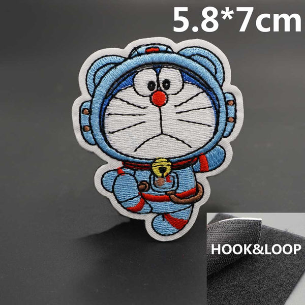 Doraemon 'Astronaut Suit' Embroidered Velcro Patch