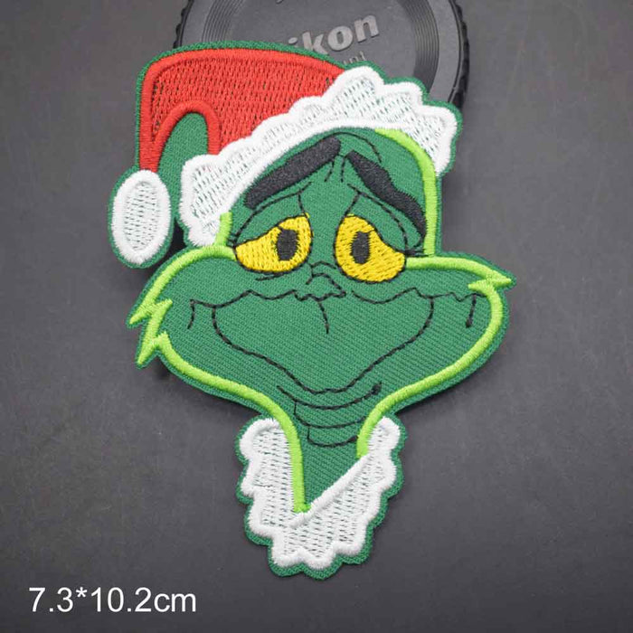 The Grinch 'Grinch | Christmas Hat' Embroidered Patch