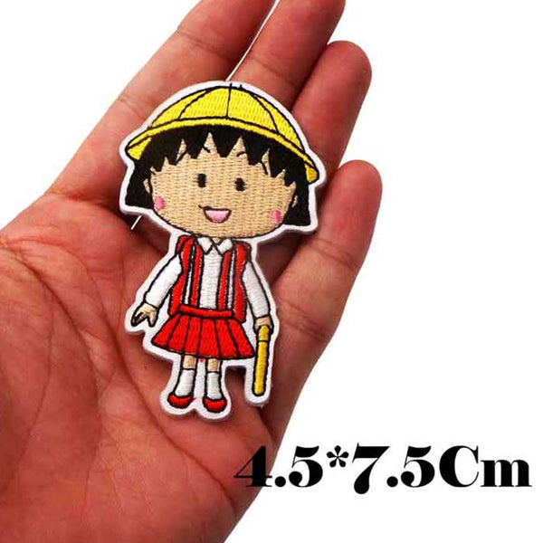 Chibi Maruko-chan 'Momoko Sakura | Yellow Hat | 1.0' Embroidered Patch