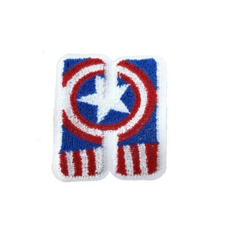 Captain America 'Letter H' Embroidered Patch