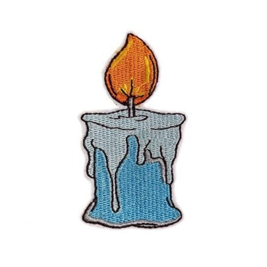 Halloween 'Candle' Embroidered Patch