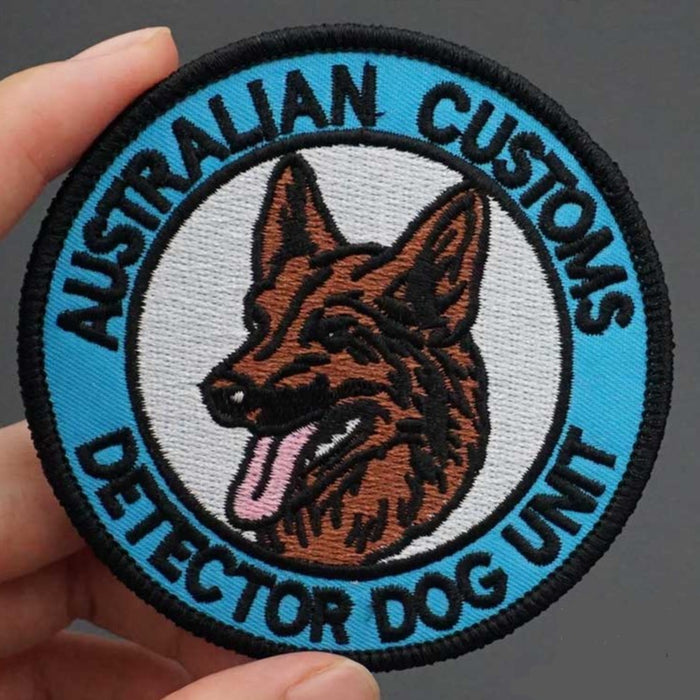 Military Tactical 'Australian Customs | Detector Dog Unit' Embroidered Patch