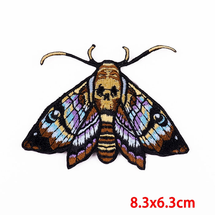Insect 'Death's-Head Hawkmoth' Embroidered Patch