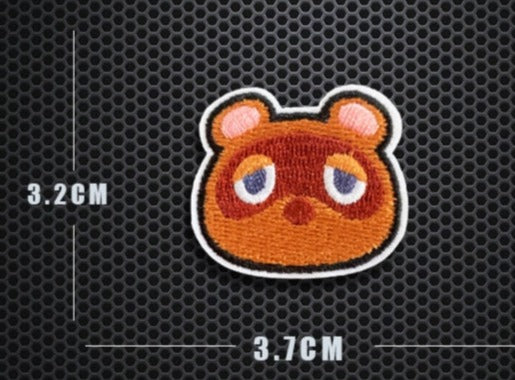 Animal Crossing 'Tom Nook | Head' Embroidered Patch
