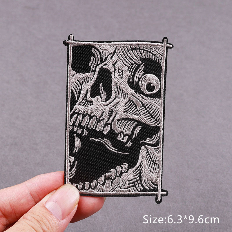 Shocked Skull 'One Eye' Embroidered Patch