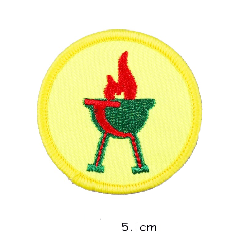 Boy Scout Badge 'Campfire' Embroidered Patch