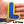 Load image into Gallery viewer, Big Letter L &#39;Yellow and Blue&#39; Embroidered Velcro Patch
