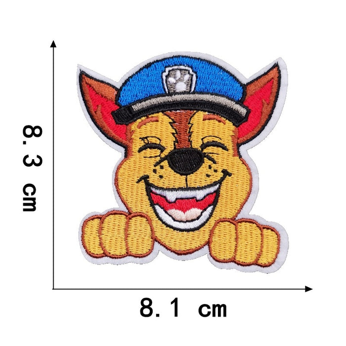 PAW Patrol 'Happy Chase | Peeking' Embroidered Patch
