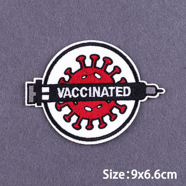 Medical 'Vaccinated' Embroidered Patch