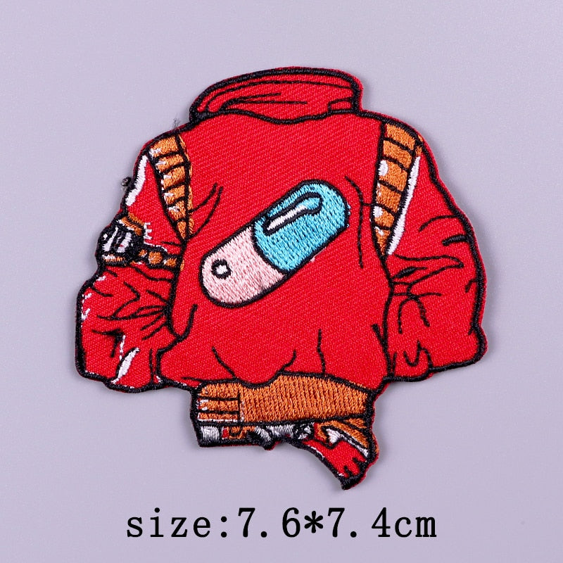 Cute 'Red Jacket | Capsule' Embroidered Patch