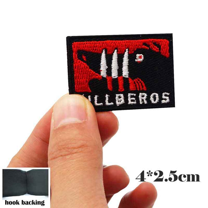 Hellper 'Killberos Logo' Embroidered Velcro Patch