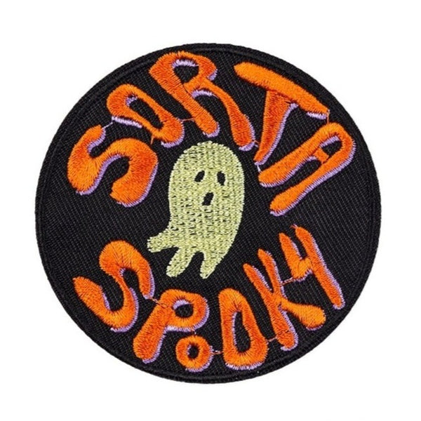 Halloween 'Sorta Spooky' Embroidered Patch