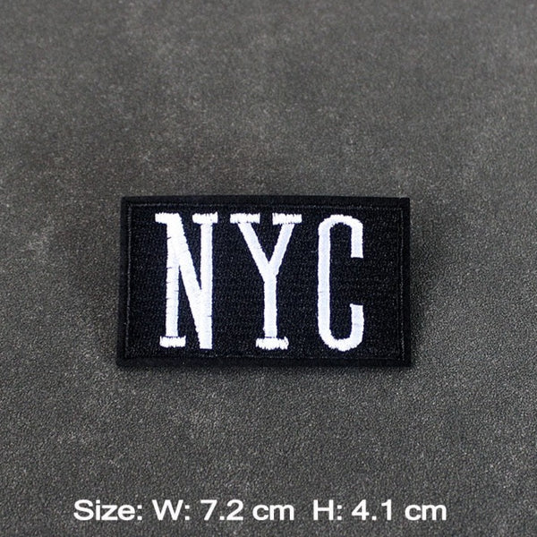 Music 'NYC' Embroidered Patch