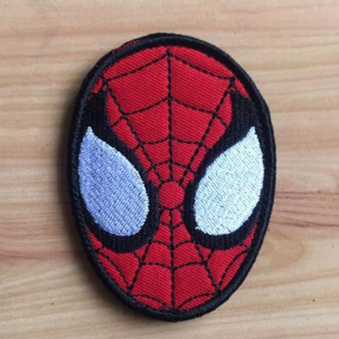 Spider-Man 'Face' Embroidered Velcro Patch