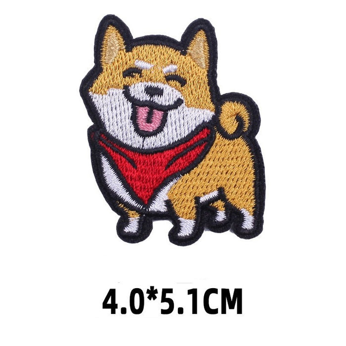 Dog 'Corgi | Happy' Embroidered Patch