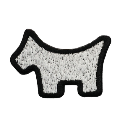 Cute 'Cameron Dog Logo | 2.0' Embroidered Velcro Patch
