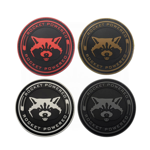 Guardians of the Galaxy 'Rocket Powered Raccoon' PVC Rubber Velcro Patch