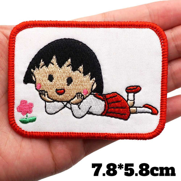 Chibi Maruko-chan 'Momoko | Daydreaming' Embroidered Patch