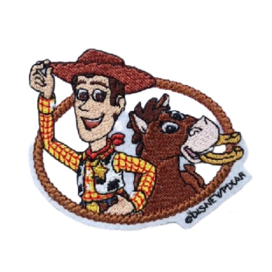 Toy Story 'Woody And Bullseye' Embroidered Patch