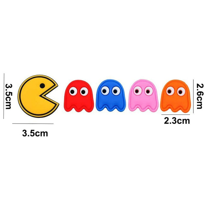 Cute 'Pacman | Four Ghosts' PVC Rubber Velcro Patch