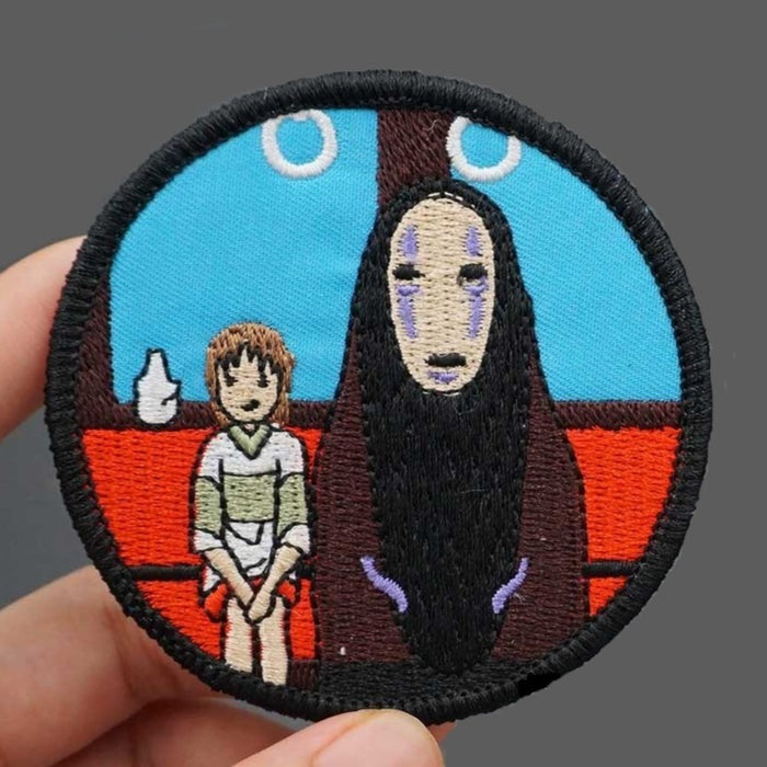 Spirited Away 'Haku and No face | 1.0' Embroidered Patch