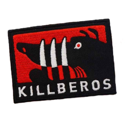 Hellper 'Killberos Logo' Embroidered Velcro Patch