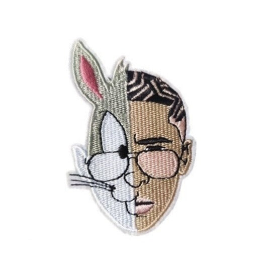 Bad Bunny 'Bunny x Rapper' Embroidered Patch