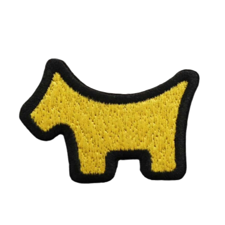 Cute 'Cameron Dog Logo | 1.0' Embroidered Patch