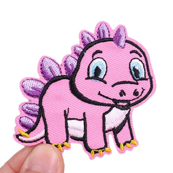 Cute 'Stegosaurus Dinosaur' Embroidered Patch