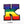 Load image into Gallery viewer, Rainbow Chenille &#39;Letter K&#39; Embroidered Patch
