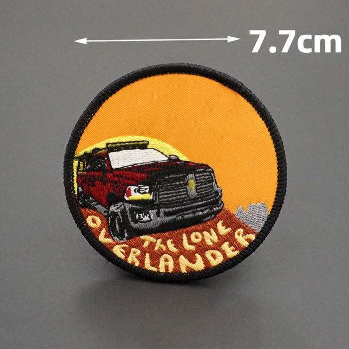 The Lone Overlander 'Round' Embroidered Patch
