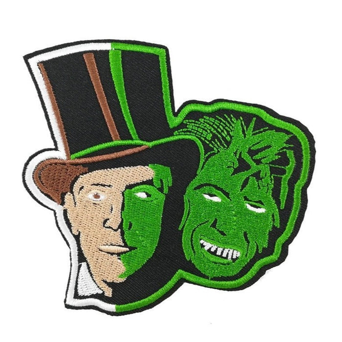 Dr. Jekyll and Mr. Hyde 'Face' Embroidered Patch