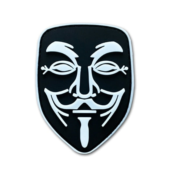 V For Vendetta 'Guy Fawkes Mask | 1.0' PVC Rubber Velcro Patch