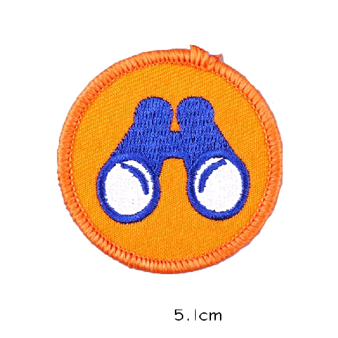 Boy Scout Badge 'Binocular' Embroidered Patch