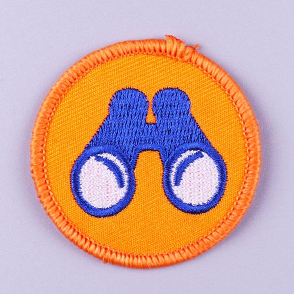 Boy Scout Badge 'Binocular' Embroidered Patch