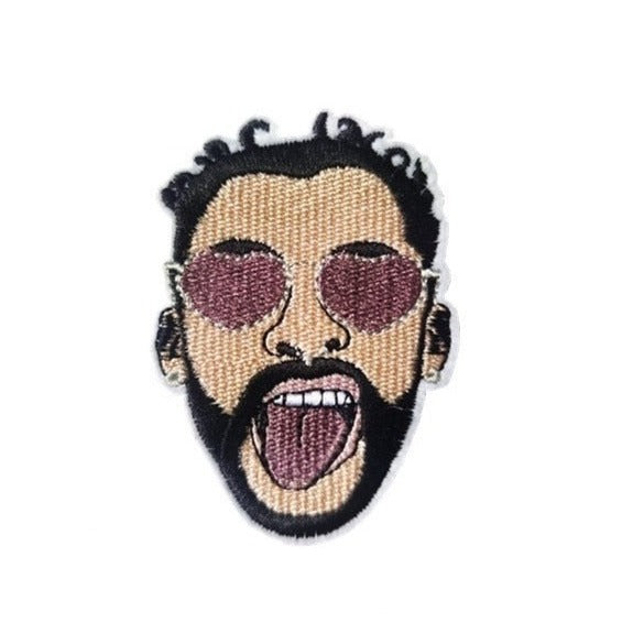 Bad Bunny 'Rapper Heart Sunglasses' Embroidered Patch