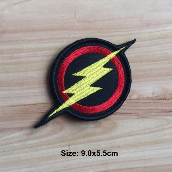 The Flash 'Logo' Embroidered Velcro Patch