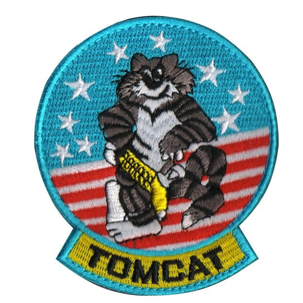 Top Gun 'F14 Tomcat | Logo' Embroidered Velcro Patch