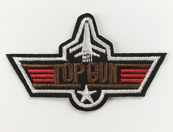 Top Gun 'Logo' Embroidered Patch