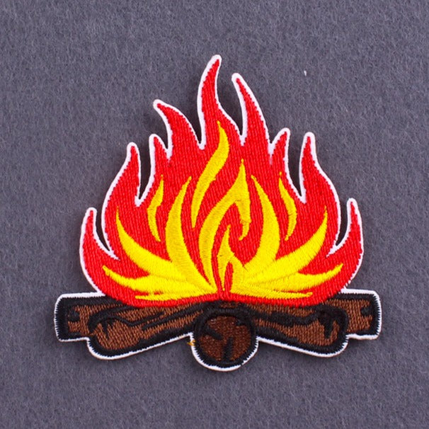 Camping 'Campfire' Embroidered Patch