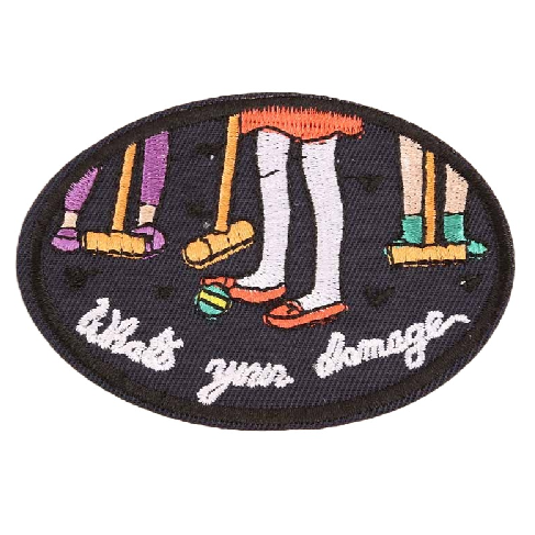 Heathers: The Musical 'What's Your Damage' Embroidered Patch
