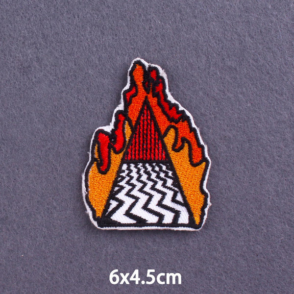 Twin Peaks 'Red Room | Flame' Embroidered Patch