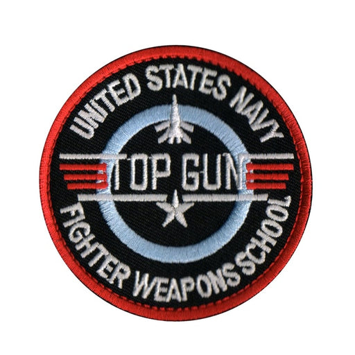 Parche Top Gun Militar con Velcro - Z-PatchPros Parches: General - TopGun02  