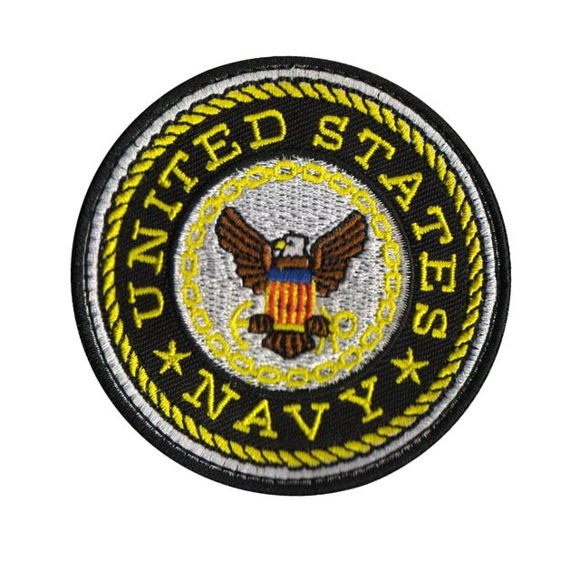 Top Gun 'United States Navy | Logo' Embroidered Velcro Patch