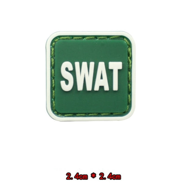 Military Tactical 'SWAT | Mini' PVC Rubber Velcro Patch