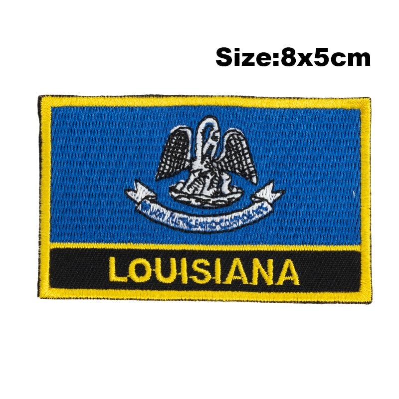 Louisiana Flag Embroidered Patch