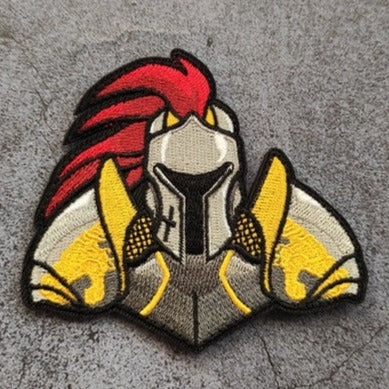 Knight Warrior 'Armor' Embroidered Velcro Patch