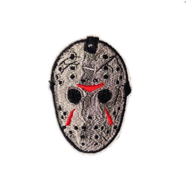 Friday the 13th 3" 'Jason Voorhees | Head' Embroidered Patch Set